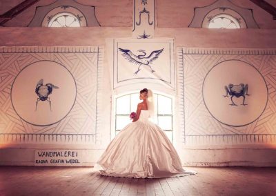 Hochzeit Gut Pronstorf - Braut ©D u.T