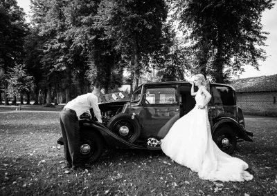 Hochzeit Gut Pronstorf - Hochzeitsauto ©Subke