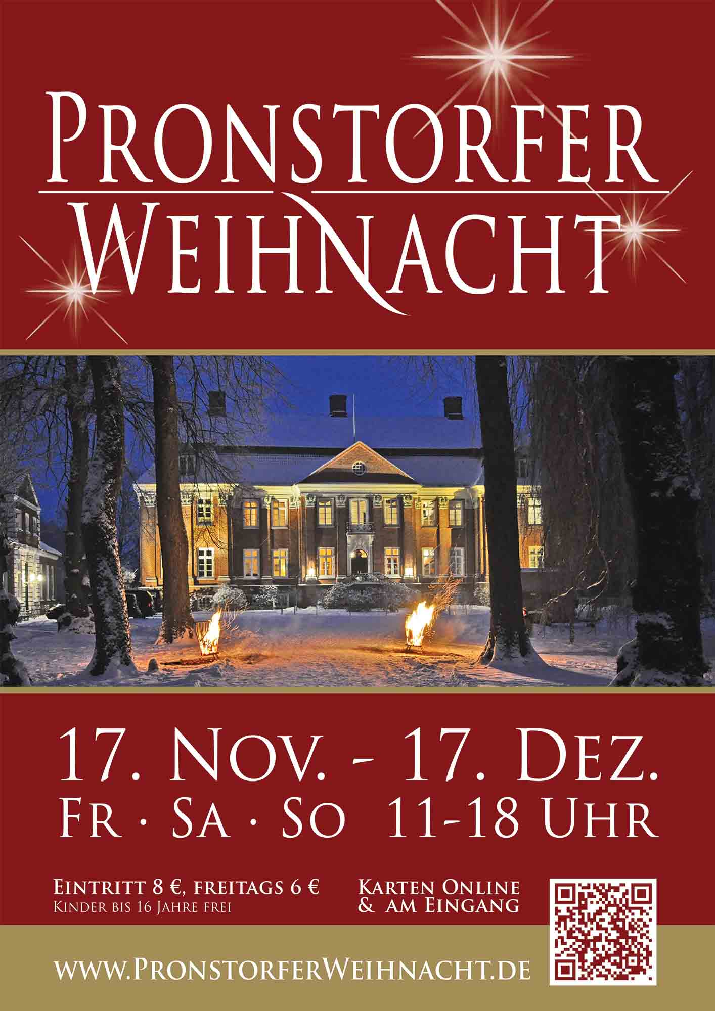 Pronstorfer Weihnachtsmarkt im gutsherrlichen Ambiente